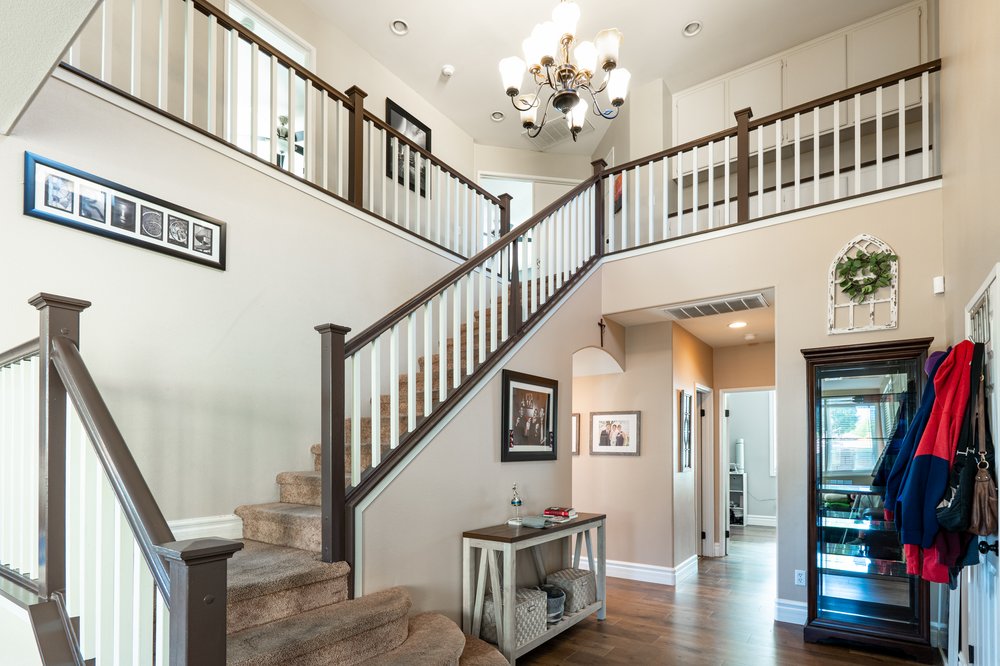 Dining room with hardwood floors